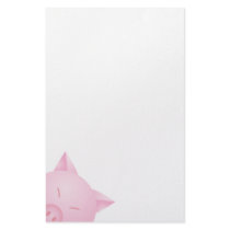 Kawaii Piggy Stationery