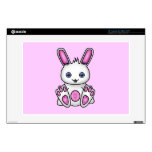 Kawaii Pink Bunny 13" Laptop Skin