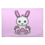 Kawaii Pink Bunny Placemats