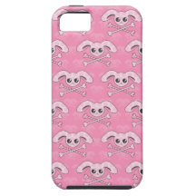 Kawaii Pink Bunny Skull iPhone 5 Case