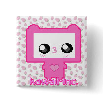kawaii pinku buttons