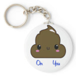 kawaii poo keychains