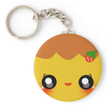 Kawaii Pudding keychains