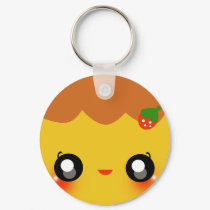 Kawaii Pudding keychains