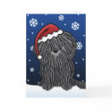 Kawaii Puli Christmas Card