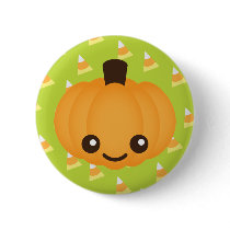 Kawaii Pumpkin buttons by nyxxie Kawaii Pumpkin buttons