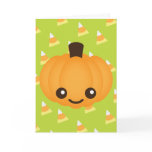 Kawaii Pumpkin Card
