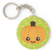 Kawaii Pumpkin Keychain