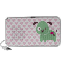 Kawaii puppy laptop speakers