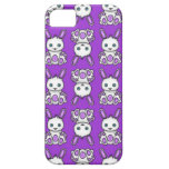 Kawaii Purple Bunny Pattern iPhone 5 Cover