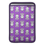 Kawaii Purple Bunny Pattern MacBook Air Sleeve
