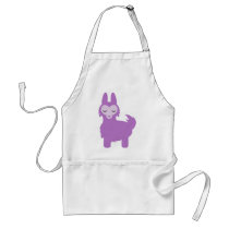 Kawaii Purple Llama Aprons
