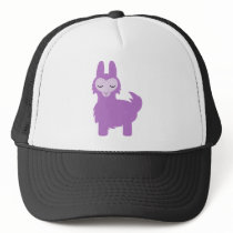Kawaii Purple Llama Mesh Hat