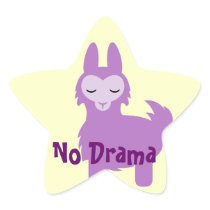 Kawaii Purple Llama Sticker