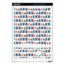 Kawaii Rainbow Alien Monsters Pattern Skin For Xbox 360 S