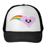 KAWAII RAINBOW HEART VALENTINE'S DAY CUTE ADORABLE hats