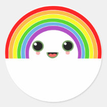 kawaii rainbow stickers