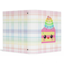 Kawaii Rave Rainbow Cake Binders