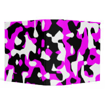 Kawaii Rave Urban Camo Vinyl Binders