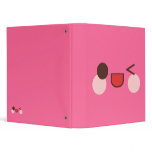 Kawaii Rave Winky Face binders