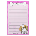 Kawaii Red & White Japanese Chin Stationery