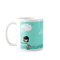 Kawaii Sailor Girl Mug (customisable) by jelliltd Kawaii Sailor Girl Mug (customisable)