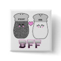 Kawaii Salt n Pepper BFF buttons