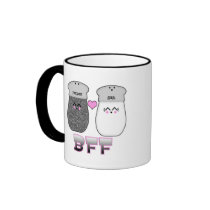 Kawaii Salt n Pepper BFF Coffee Mugs