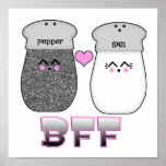 Kawaii Salt n Pepper BFF Posters