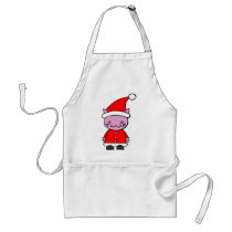 Kawaii Santa Cat aprons