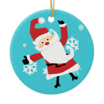 Kawaii Santa Christmas Ornament ornaments