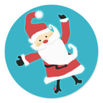 Kawaii Santa Stickers stickers