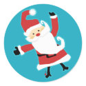 Kawaii Santa Stickers by aikiri Kawaii Santa Stickers