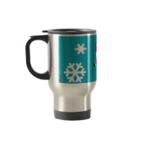 Kawaii Santa Travel Mug mugs