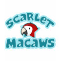 Kawaii Scarlet Macaw Ladies' t-shirts