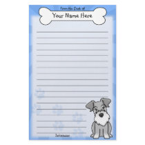 Kawaii Schnauzer Stationery by MenagerieMayhem Kawaii Schnauzer Stationery