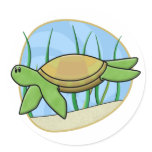 Kawaii Sea Turtle Stickers