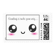 Kawaii send a smile stamps