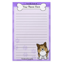 Kawaii Sheltie Stationery by MenagerieMayhem Kawaii Sheltie Stationery