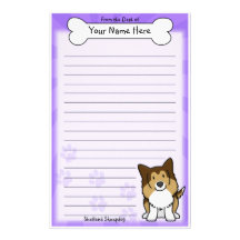 Kawaii Sheltie Stationery