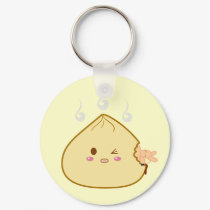 Kawaii "SioPao" Meatbun Attack keychains