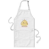 Kawaii "SioPao" Meatbun Bitemark "Hand off!" aprons
