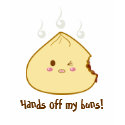 Kawaii "SioPao" Meatbun Bitemark "Hands off!" t-shirts by sugaroverkill Kawaii "SioPao" Meatbun Bitemark "Hands off!" t-shirts