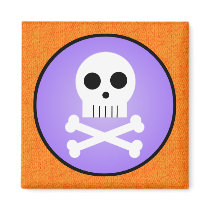 Kawaii Skull Halloween Magnets