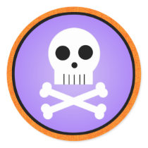 Kawaii Skull Halloween Stickers