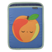 Kawaii Sleepy Lil’ Peach iPad sleeve