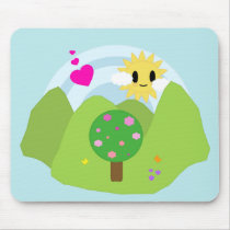 Kawaii Spring Day Mousepad mousepads