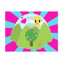 Kawaii Spring Day Postcard