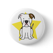 Kawaii Star American Bulldog Button