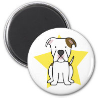 Kawaii Star American Bulldog Magnet